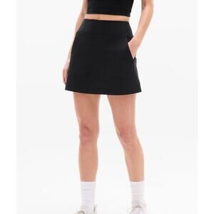 Athleta Tee Time High Rise 15" Skort - black